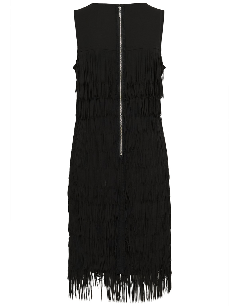 Part Two Virginia Fringe Dress in Black