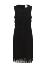 Part Two Virginia Fringe Dress in Black