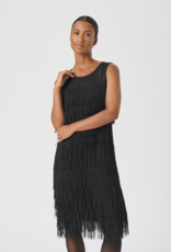 Part Two Virginia Fringe Dress in Black
