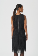 Part Two Virginia Fringe Dress in Black