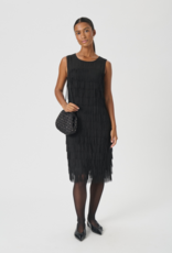 Part Two Virginia Fringe Dress in Black