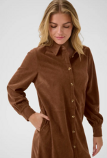 Cream Kanna Corduroy Dress in Sorrel