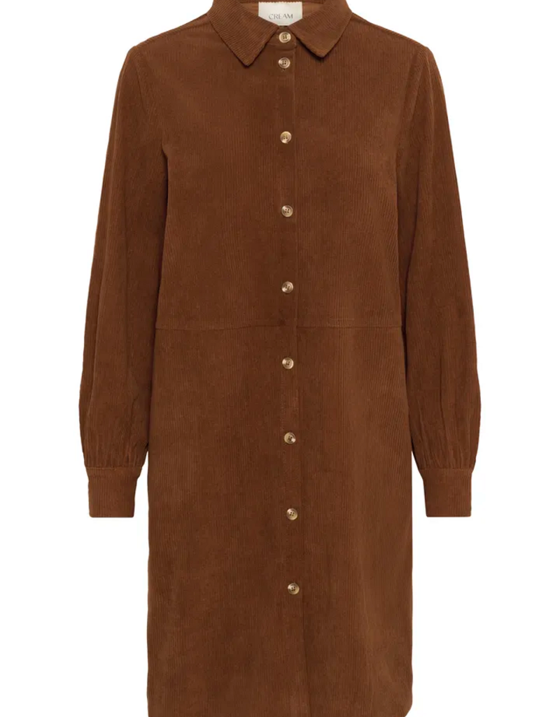 Cream Kanna Corduroy Dress in Sorrel