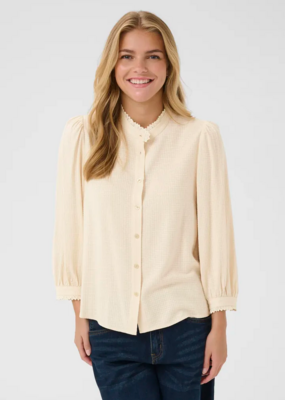 Cream Nella Shirt in Birch