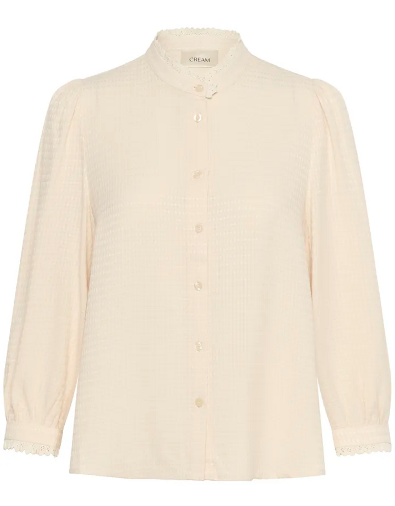 Cream Nella Shirt in Birch