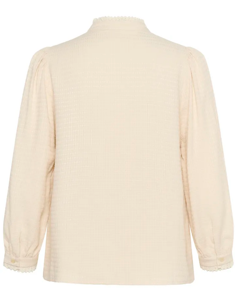 Cream Nella Shirt in Birch