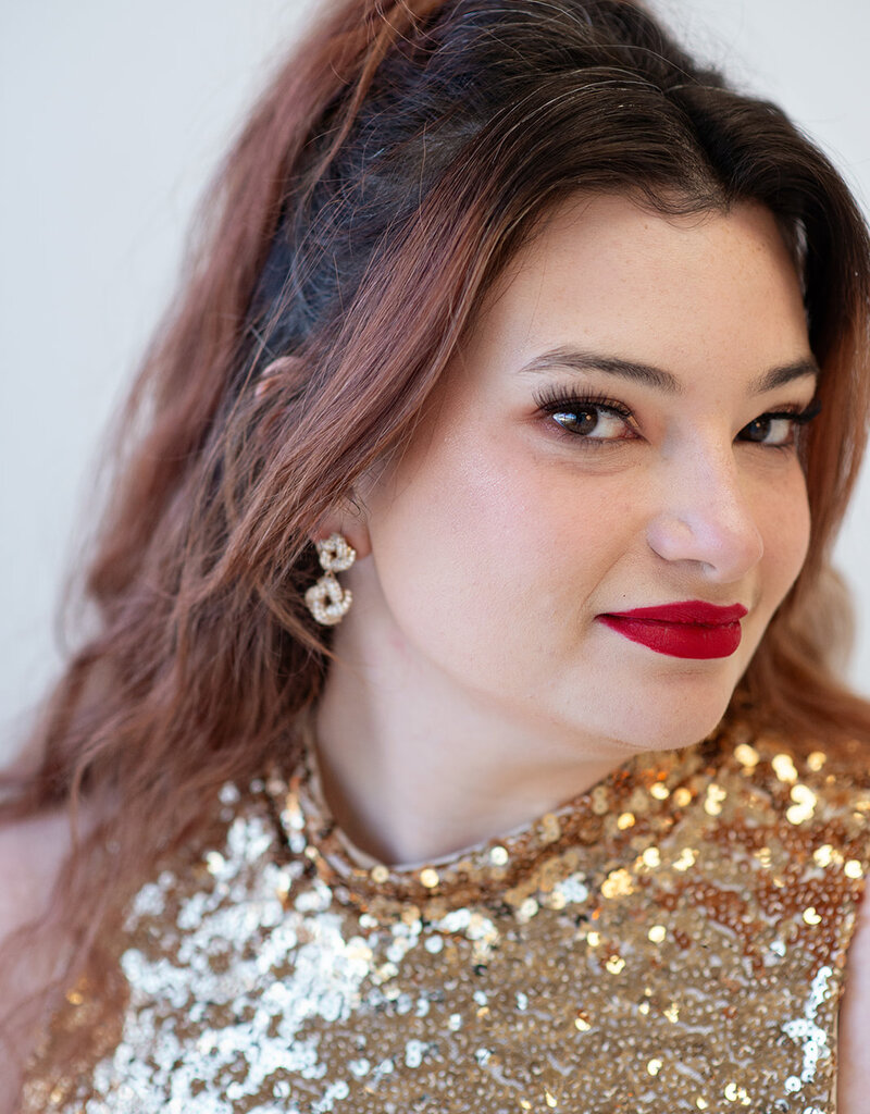 ASTRID Gold Sequin Dress