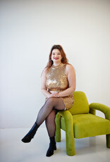 ASTRID Gold Sequin Dress