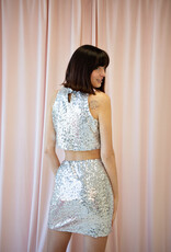 ASTRID Penny Sequin Mini Skirt