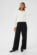 Kaffe Roxy Pearl Collar Cardigan in Chalk White