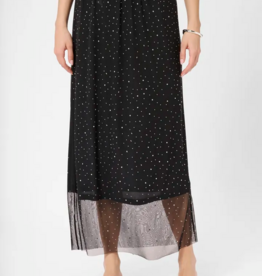 Kaffe Stinna Mesh Rhinestone Skirt