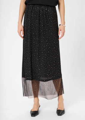 Kaffe Stinna Mesh Rhinestone Skirt