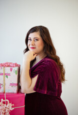 Angel Eye Dover Velvet Shimmer Dress in Burgundy