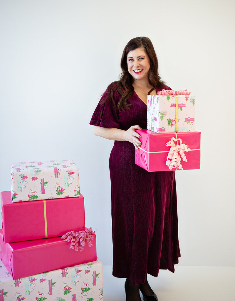 Angel Eye Dover Velvet Surplice Dress in Burgundy