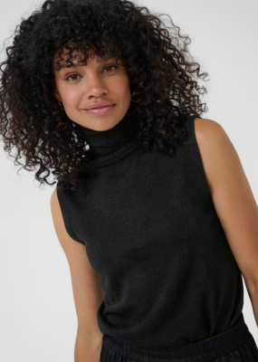 Kaffe Regina Sleeveless Sparkle Knit Top