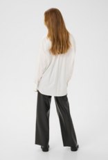 Kaffe Ida Shirt with Rhinestones in Chalk White