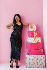 Angel Eye Richmond Sequin Dress in Black