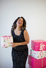 Angel Eye Richmond Sequin Dress in Black