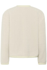 Cream Nolis Fleece Cardigan in Birch