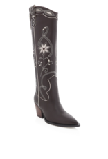 Billini Aviva Western Boot in Chocolate and Ivory