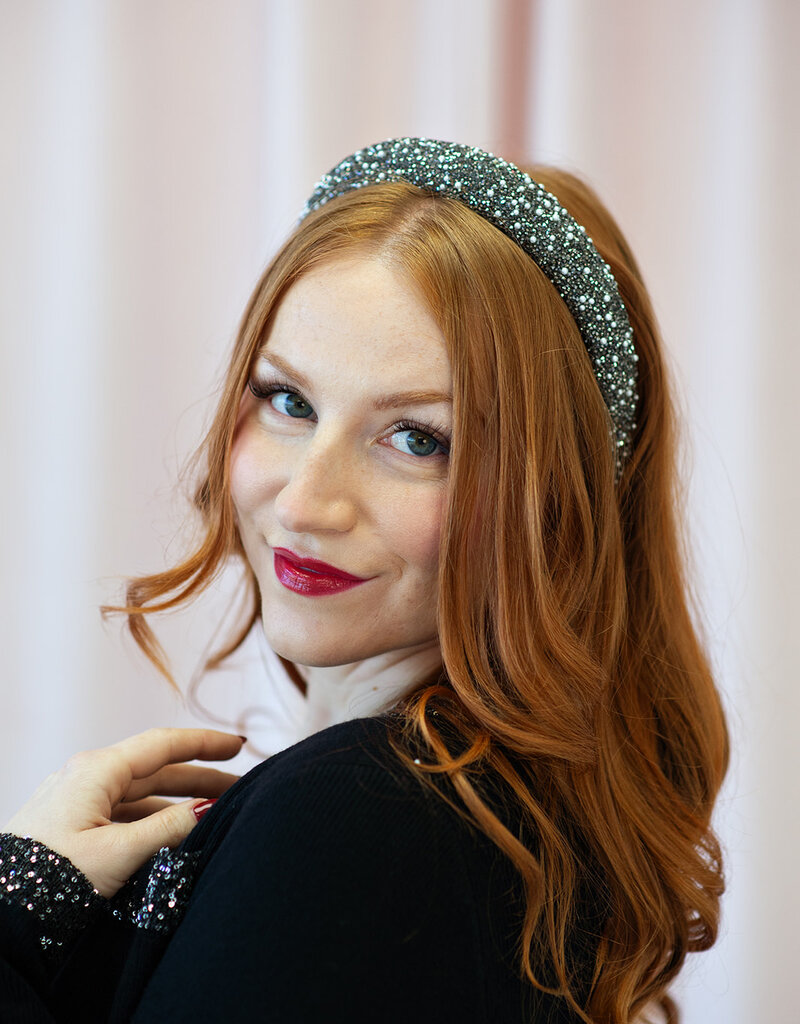 Molly Bracken Terra Knit Cardigan with Glitter Trim