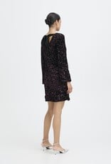 B.Young Paillet Velvet and Sequin Dress with Big Bow Detail