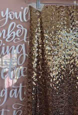 ASTRID Sequin Midi Skirt in Gold