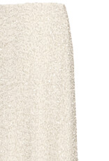 B.Young Pary Cream Velvet and Sequin Midi Skirt