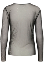 Kaffe Stinna Long Sleeve T-Shirt with Rhinestones