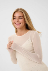 Kaffe Stinna Long Sleeve T-Shirt with Rhinestones