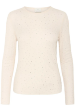 Kaffe Stinna Long Sleeve T-Shirt with Rhinestones