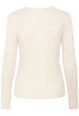 Kaffe Stinna Long Sleeve T-Shirt with Rhinestones