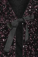 B.Young Paillet Velvet and Sequins Bow Jacket