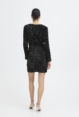 B.Young Paillet Velvet and Sequins Bow Jacket