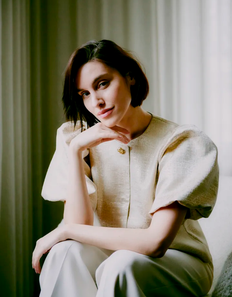 B.Young Dariella Short Jacket in Oatmeal