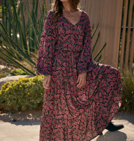 Saltwater Luxe Verona Midi Skirt in Multi Floral