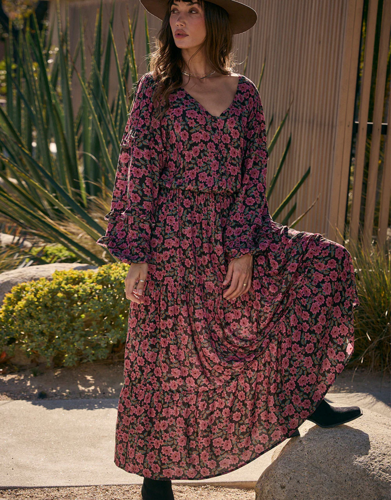 Saltwater Luxe Verona Midi Skirt in Multi Floral