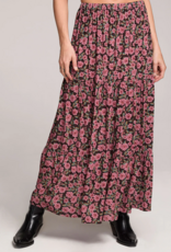 Saltwater Luxe Verona Midi Skirt in Multi Floral