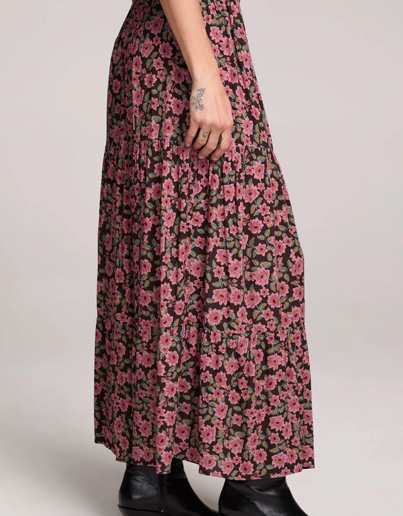 Saltwater Luxe Verona Midi Skirt in Multi Floral
