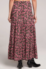 Saltwater Luxe Verona Midi Skirt in Multi Floral