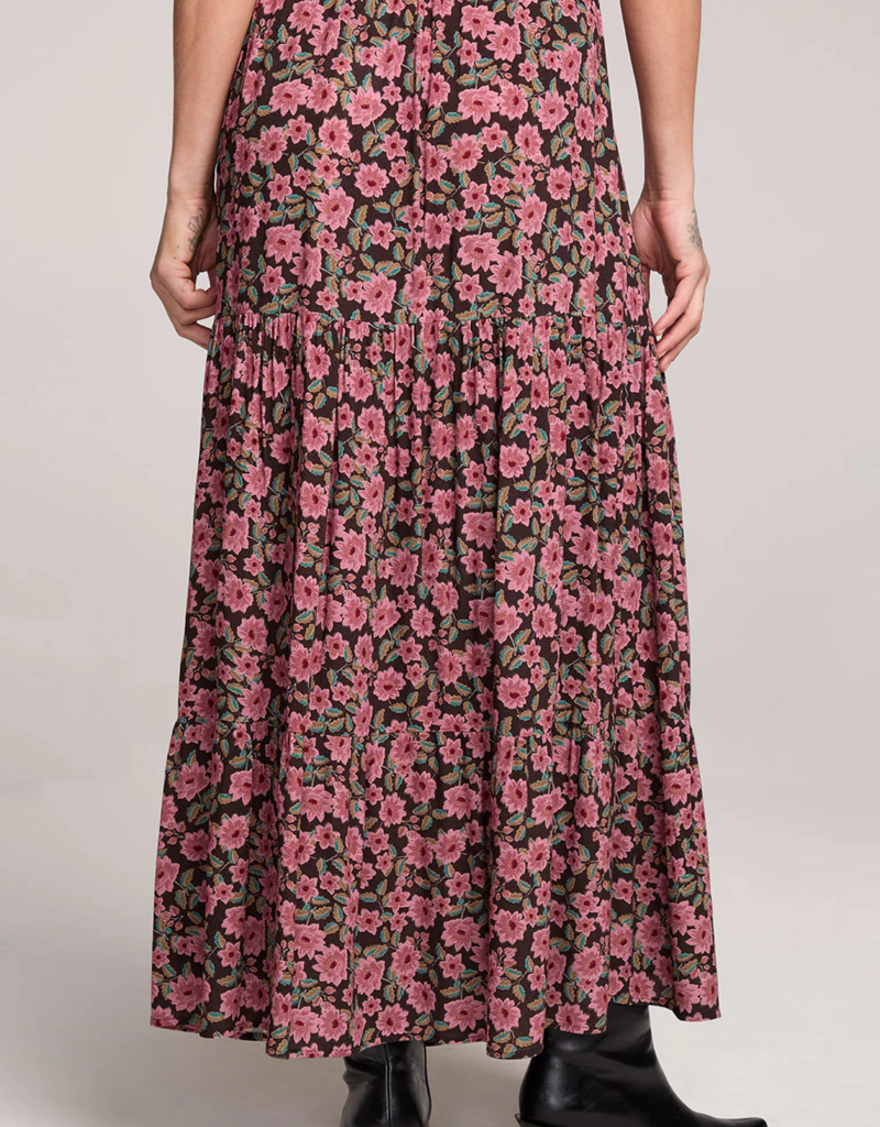 Saltwater Luxe Verona Midi Skirt in Multi Floral