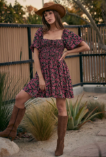 Saltwater Luxe Lucielle Mini Dress in Multi Floral