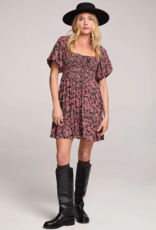 Saltwater Luxe Lucielle Mini Dress in Multi Floral