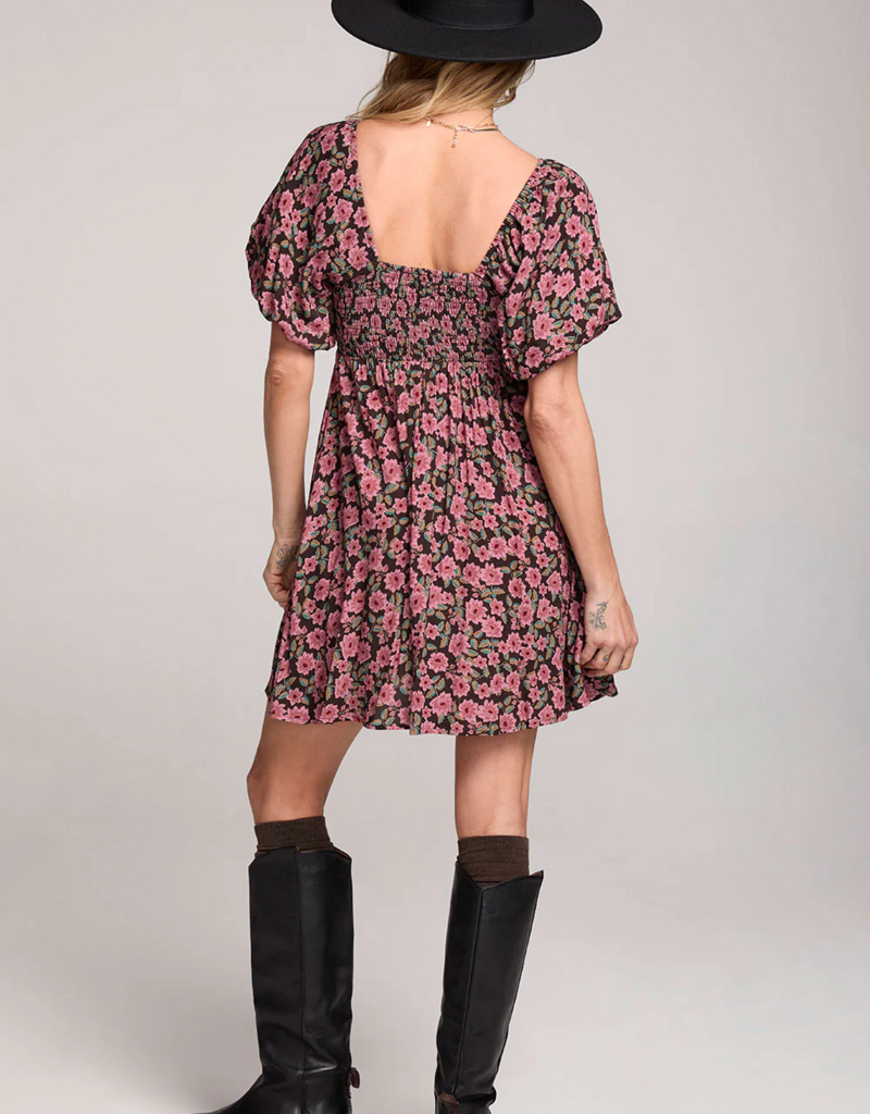 Saltwater Luxe Lucielle Mini Dress in Multi Floral