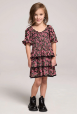 Saltwater Luxe Kids Daphne Mini Dress in Multi Floral
