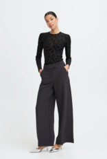 B.Young Shirley Flocked Velvet Top