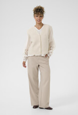 Cream Klementine Slipover Vest in Whisper White