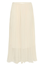 Cream Flake Skirt In Whisper White