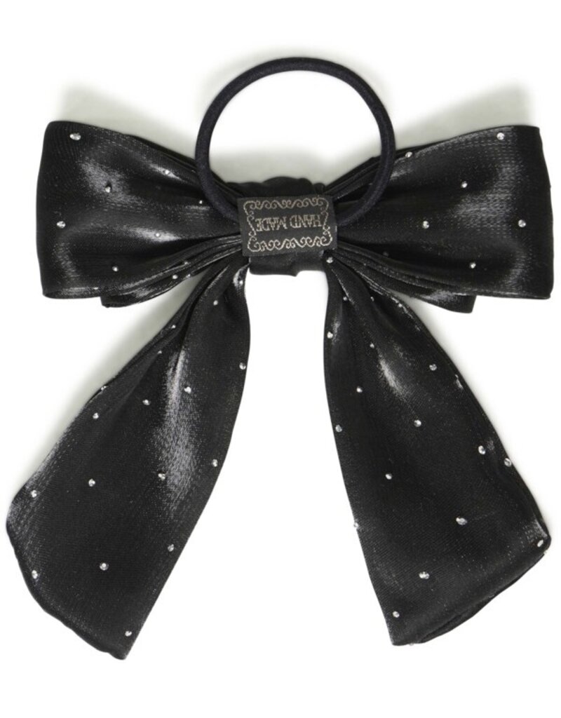 ICHI Bela Velvet Bow with Hair Tie