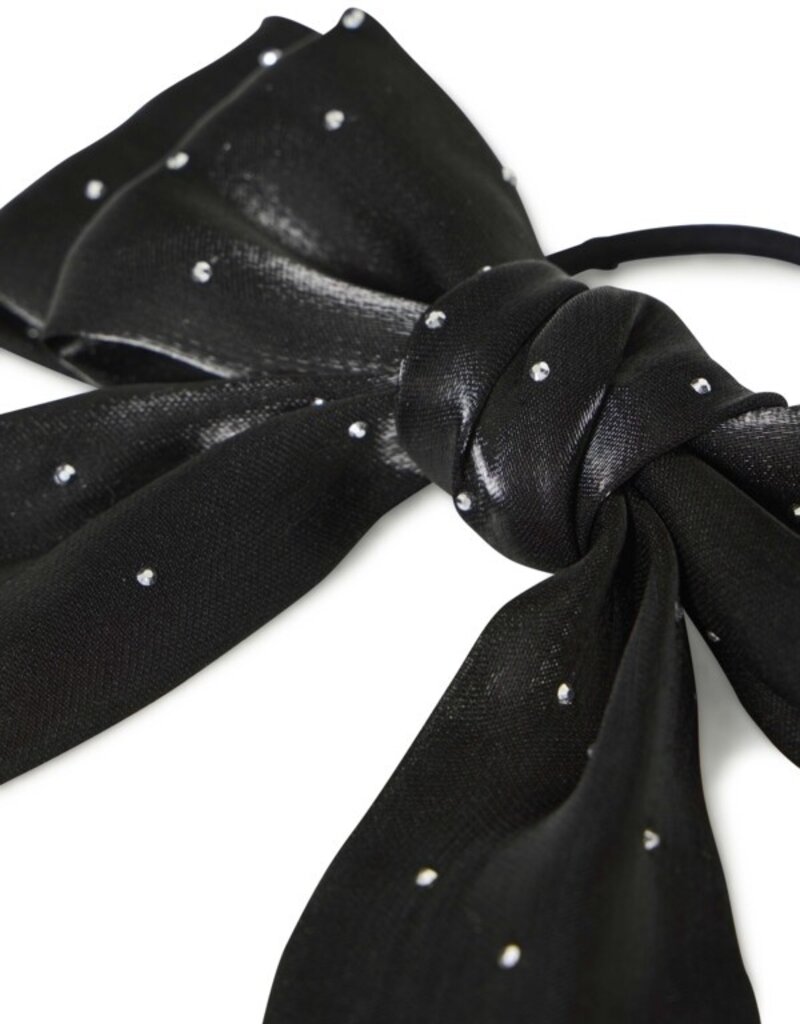 ICHI Bela Velvet Bow with Hair Tie